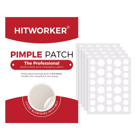 Invisible Hydrocolloid Patches with Witch Hazel — 2 Sizes, Bulk Box